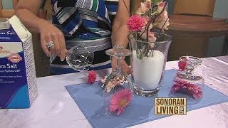 DIY centerpieces made from glass containers [upl. by Ynffit]