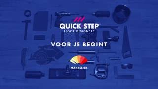 Laminaat plaatsen de ondervloer voorbereiden  QuickSteptutorial [upl. by Sukramal]