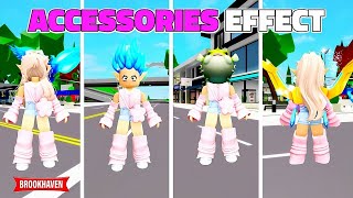 NEW ACCESSORIES EFFECT DI Brookhaven IDCODES  Roblox [upl. by Warms267]