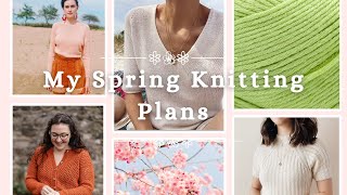 my springsummer knitting plans 🌼🐣🐝 [upl. by Balkin]