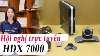 💡💡💡 GIỚI THIỆU HỆ THỐNG POLYCOM HDX7000  HỘI NGHỊ TRỰC TUYẾN PHÒNG HỌP [upl. by Anawyt869]