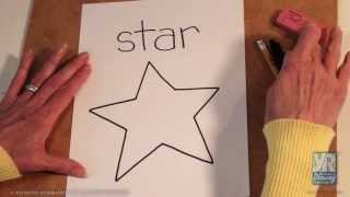 Teaching Kids How to Draw How to Draw a Star [upl. by Hepza]