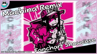 Machina Remix Fanchart Friday Night Funkin Vs Cassette Girl [upl. by Luapleahcim]