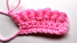 How to crochet a Bullion Stitch the Easy Way Punto gusano [upl. by Okoyik]