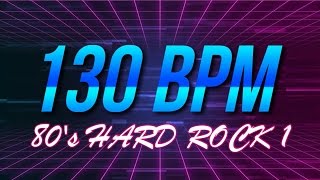 130 BPM  80s Hard Rock  44 Drum Track  Metronome  Drum Beat [upl. by Floeter]