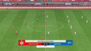 Kaiserslautern vs Hertha Berlin 31082024 2 Bundesliga EA FC 24 [upl. by Tonina]