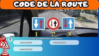 Test au code de la route 2024  20 Questions à lExamen blanc du permis de conduire  Réponses [upl. by Sparks]