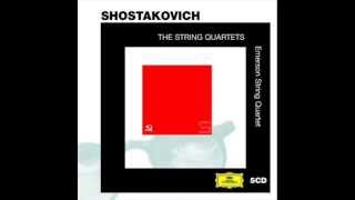 Emerson String Quartet Shostakovich Op 118 No 10 in Aflat major 1964 [upl. by Ranger656]