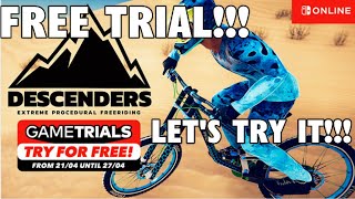 Descenders FREE TRIAL on Nintendo Switch First Impressions [upl. by Sparky]