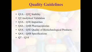 ICH guidelines Quality [upl. by Bowen]