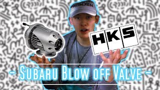 HKS Blow off Valve On Bugeye Subaru [upl. by Anihpled]