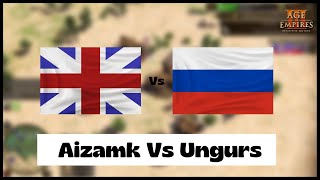 Age of Empires 3 Aizamk Vs Ungurs  British vs Russia  Aoe3 DE Pros  Definitive Edition  UHD [upl. by Notnel]