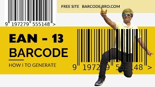 EAN13 Barcode Image Generator Free Site Barcode Bro Dot Com [upl. by Damalas981]