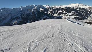 Adelboden from Metchstand to Metsch slopes  pisten nr 39  27 [upl. by Adkins]