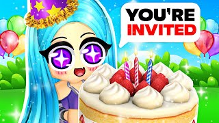 Lunars SURPRISE Birthday Party in Roblox [upl. by Schechter568]