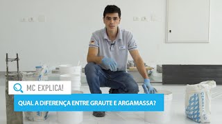 MC Explica  Qual a diferença entre Graute e Argamassa [upl. by Yngiram952]