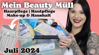 Das habe ich AUFGEBRAUCHT 🗑️♻️ im Juli 2024  Hautpflege  Haarpflege  Makeup amp Haushalt [upl. by Davidoff338]