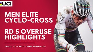 Round 5  Men Elite Highlights  202021 UCI Cyclocross World Cup  Overijse [upl. by Elokcin655]