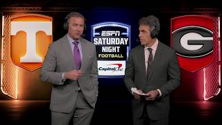 Tennessee vs Georgia Reaction Kirby Smart Carson Beck amp Kirk Herbstreit speak  ESPN CFB [upl. by Colinson121]