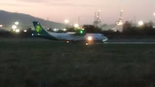 Aer Lingus ATR 72 GCMJL departs Belfast BHD 10112024 [upl. by Aylmar258]