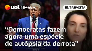 Trump eleito nos EUA Clima entre democratas é de desconsolo diz Patrícia Campos Mello [upl. by Eneryc341]