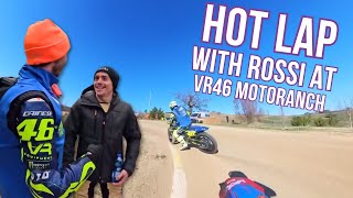 Hot lap behind Valentino Rossi at the VR46 MotoRanch [upl. by Vil541]