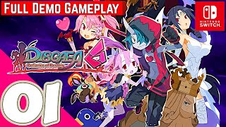 Disgaea 6 Defiance of Destiny Switch  Full Demo Gameplay Walkthrough  No Commentary [upl. by Oahc]