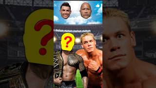 Ronaldo and the rock therock johncena football wwe ronaldo cristianoronald cristianoronaldojr [upl. by Aicarg]