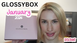 GLOSSYBOX JANUARY 2024 UNBOXING [upl. by Schechter]