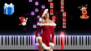 Jingle Bells note per piano pianola pianoforte [upl. by Elissa]