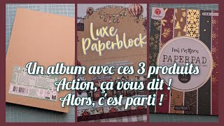 🎅📕📷 Tuto 12  Un mini Album dans sa boîte Livre  action 🎄🎅 [upl. by Alanah]