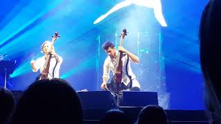 2CELLOS  The Score Tour  Live  1Dez2017  Moon River Köln Stjepan Hauser [upl. by Ainahtan265]