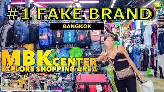 Bangkok 1 Fake Brands MBK CENTER Shopping Mall  Cheapest [upl. by Caro]