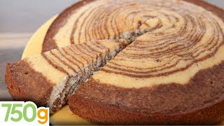 Recette du Gâteau zébré ou Zebra Cake  750g [upl. by Aarika124]