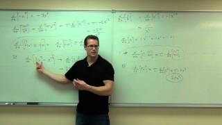 Calculus 1 Lecture 22 Techniques of Differentiation Finding Derivatives of Functions Easily [upl. by Amaerd]