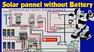 on grid solar power system  How to install solar power system for home  solar system [upl. by Ailaroc23]