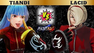 KOFXV KC LACID Vs TIANDI  KOF XV High Level game play Road to Shanghai China SCS [upl. by Narine]