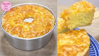 BOLO PÃO DE QUEIJO DE MUSSARELA  SUPER FÁCIL RÁPIDO E DELICIOSO  RECEITAS DA CRIS [upl. by Lerak]