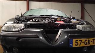 01 Alfa 156 engine removal [upl. by Ailehc]