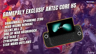 ANTEC CORE HS 100 Gameplay AFMF2 25W 1080P Star Wars Outlaws Red Dead 2 Dead Rising [upl. by Erehs]