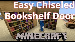 Easy Chiseled Bookshelf Door [upl. by Mae]