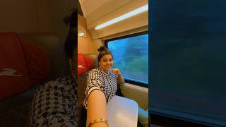 Milan😍ITALY కి మా Business Class Train Journey✨50k Ticket Price for 3 shorts viral travel [upl. by Zobkiw]