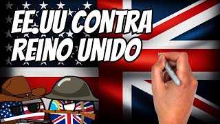 ✅ EEUU vs UK  La GUERRA que NO CONOCÍAS explicada en 10 minutos [upl. by Best]