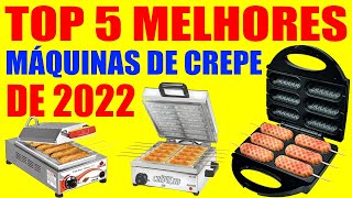 Top 5 Melhores Máquinas de Crepe de 2022 [upl. by Alrahc]