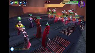 SWGOH Grand Arena Nightsister Assaj Ventress  Merrin Omicron vs Clone Trooper [upl. by Derina]