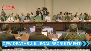 Senate Hearing on OFW Deaths Jelyn Arguzon and Riolyn Sayson [upl. by Ardnaz]