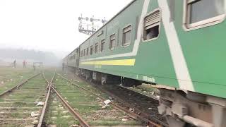 41up Karakoram Express Approaching Faisalabad With ZCU 30 6314 trainsampsoundspakrailroads [upl. by Hedges]