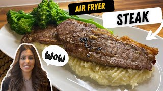 AIR FRYER STEAK RECIPE YOU NEED TO TRY Ninja Dual Zone [upl. by Trimmer]