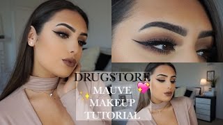 DRUGSTORE Mauve Makeup Tutorial [upl. by Beutler]