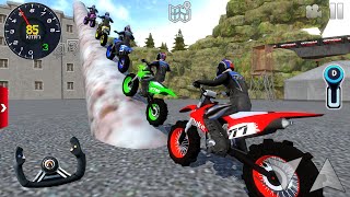 Impossible Bike Stunts Driving  Dirt Bikes Racing Simulator 2024  Android  IOS gameplay FHD [upl. by Osi]